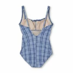 Women's Tunnel High Coverage One Piece Swimsuit - Kona Sol™ Blue Check -Swimsuits Popular Store unnamed file 7885