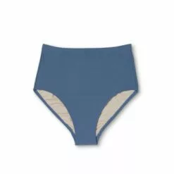 Women's High Waist Medium Coverage Bikini Bottom - Kona Sol™ Mudstone Blue -Swimsuits Popular Store unnamed file 799