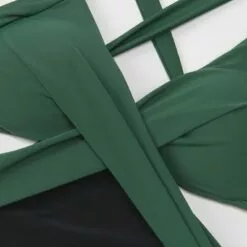 Women's One Piece Swimsuit Colorblock Wrapped Crisscross Bathing Suit - Cupshe -Swimsuits Popular Store unnamed file 7993