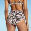 Women's High Leg High Waist Medium Coverage Bikini Bottom - Kona Sol™ Animal Print -Swimsuits Popular Store unnamed file 806