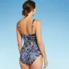 Women's Asymmetrical Mesh One Piece Swimsuit - Aqua Green® Multi -Swimsuits Popular Store unnamed file 8143
