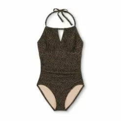 Women's Post Mastectomy High Neck High Coverage One Piece Swimsuit - Kona Sol™ Animal Print -Swimsuits Popular Store unnamed file 8199