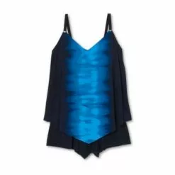 Women's V-Front Romper with Pockets - Aqua Green® Navy -Swimsuits Popular Store unnamed file 8212