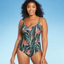 Women's Long Torso Modern Medium Coverage One Piece Swimsuit - Kona Sol™ Tropical Print 13 Women's Long Torso Modern Medium Coverage One Piece Swimsuit - Kona Sol™ Tropical Print -Swimsuits Popular Store unnamed file 8229