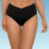Women's Slimming Control V Bikini Bottom - Beach Betty by Miracle Brands Black -Swimsuits Popular Store unnamed file 829