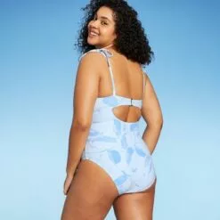 Women's Double Twist One Piece Swimsuit - Sea Angel Blue 14 Women's Double Twist One Piece Swimsuit - Sea Angel Blue -Swimsuits Popular Store unnamed file 8295