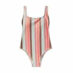 Women's Scoop Neck Medium Coverage One Piece Swimsuit - Kona Sol™ Multi -Swimsuits Popular Store unnamed file 8306