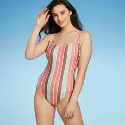 Women's Scoop Neck Medium Coverage One Piece Swimsuit - Kona Sol™ Multi -Swimsuits Popular Store unnamed file 8308