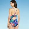 Women's Ring Back One Piece Swimsuit - Aqua Green® Multi Pink -Swimsuits Popular Store unnamed file 8318