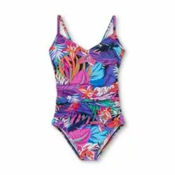 Women's Ring Back One Piece Swimsuit - Aqua Green® Multi Pink -Swimsuits Popular Store unnamed file 8321