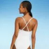 Women's Florence Ruffle Edge Eyelet One Piece Swimsuit - Sea Angel White -Swimsuits Popular Store unnamed file 8395