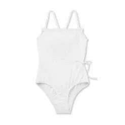 Women's Florence Ruffle Edge Eyelet One Piece Swimsuit - Sea Angel White 15 Women's Florence Ruffle Edge Eyelet One Piece Swimsuit - Sea Angel White -Swimsuits Popular Store unnamed file 8398