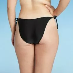 Juniors' High Leg V-String Bikini Bottom - Xhilaration™ Black -Swimsuits Popular Store unnamed file 842