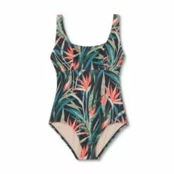 Women's Post Mastectomy Square Neck High Coverage One Piece Swimsuit - Kona Sol™ Multi 22 Women's Post Mastectomy Square Neck High Coverage One Piece Swimsuit - Kona Sol™ Multi -Swimsuits Popular Store unnamed file 8439