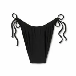 Juniors' High Leg V-String Bikini Bottom - Xhilaration™ Black -Swimsuits Popular Store unnamed file 844