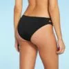 Women's Ribbed Side-Tab Cheeky Bikini Bottom - Shade & Shore™ Black -Swimsuits Popular Store unnamed file 845