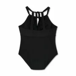 Women's Post Mastectomy High Neck High Coverage One Piece Swimsuit - Kona Sol™ Black -Swimsuits Popular Store unnamed file 8468