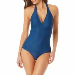Anne Cole - Women's Textured Halter Band One Piece Swimsuit -Swimsuits Popular Store unnamed file 8548