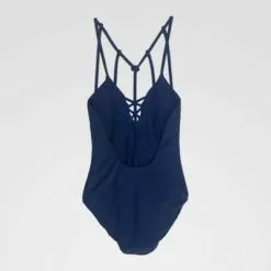 NCAA California Golden Bears Criss Cross One Piece Swimsuit - Navy L
