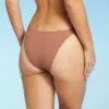 Women's Tunnel Front High Leg Extra Cheeky Bikini Bottom - Shade & Shore™ Hazelnut Brown -Swimsuits Popular Store unnamed file 857