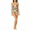 Anne Cole - Twist Front Shirred One Piece Swimsuit -Swimsuits Popular Store unnamed file 8583