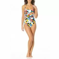 Anne Cole - Twist Front Shirred One Piece Swimsuit -Swimsuits Popular Store unnamed file 8586