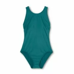 Women's Cross Back One Piece Swimsuit - All in Motion™ Teal -Swimsuits Popular Store unnamed file 8596