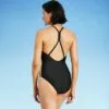 Women's Racerback Racing One Piece Swimsuit - All in Motion™ Black Stripe -Swimsuits Popular Store unnamed file 8603