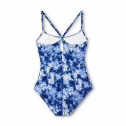 Women's Racerback One Piece Swimsuit - All in Motion™ Blue -Swimsuits Popular Store unnamed file 8629