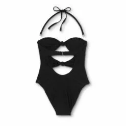 Juniors Knot Front One Piece Swimsuits - Xhilaration™ Multi Tropical Print -Swimsuits Popular Store unnamed file 8669