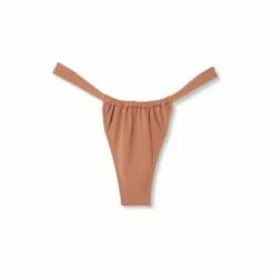 Women's Tunnel Front Ultra High Leg Ultra Cheeky Bikini Bottom - Shade & Shore™ Hazelnut Brown -Swimsuits Popular Store unnamed file 873