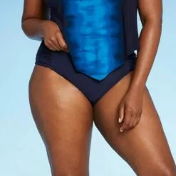 Women's Shirred Side Swim Bikini Bottom - Aqua Green® -Swimsuits Popular Store unnamed file 876