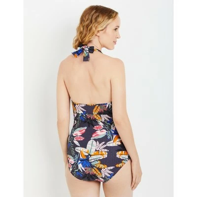 Motherhood Maternity | Beach Bump Smocked Waist Maternity One Piece Swimsuit 3 Motherhood Maternity | Beach Bump Smocked Waist Maternity One Piece Swimsuit