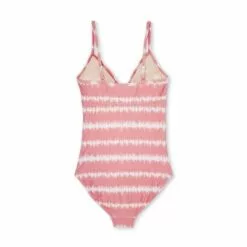 Isabel Maternity By Ingrid & Isabel Maternity Tie-Dye Front-Tie One Piece Swimsuit - Isabel Maternity by Ingrid & Isabel™ Pink/White XL