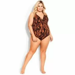 AVENUE | Mauritius Print 1 Piece - tiger -Swimsuits Popular Store unnamed file 8799