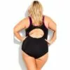 AVENUE | Spliced Racer Back 1 Piece - hot pink -Swimsuits Popular Store unnamed file 8811