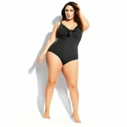 CITY CHIC | Rhodes Underwire 1 Piece - black. -Swimsuits Popular Store unnamed file 8883