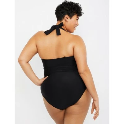 Motherhood Maternity | Beach Bump Plus Size Smocked Waist Maternity One Piece Swimsuit UPF 50+ 4 Motherhood Maternity | Beach Bump Plus Size Smocked Waist Maternity One Piece Swimsuit UPF 50+ - Image 2