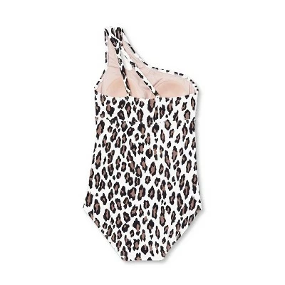 Asymmetrical One Shoulder One Piece Maternity Swimsuit - Isabel Maternity by Ingrid & Isabel™ Leopard Print 3 Asymmetrical One Shoulder One Piece Maternity Swimsuit - Isabel Maternity by Ingrid & Isabel™ Leopard Print