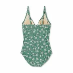 V-Neck Micro Ruffle One Piece Maternity Swimsuit - Isabel Maternity by Ingrid & Isabel™ Floral