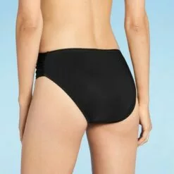 Women's Tab Hipster Bikini Bottom - Aqua Green® Black
