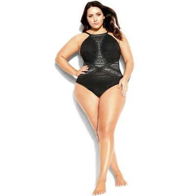 CITY CHIC | Nuria 1 Piece - black 8 CITY CHIC | Nuria 1 Piece - black - Image 6