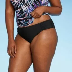 Women's Tab Hipster Bikini Bottom - Aqua Green® Black -Swimsuits Popular Store unnamed file 901