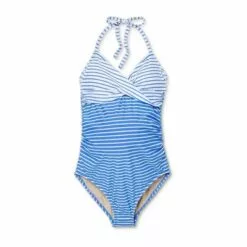Wrap Front Halter One Piece Maternity Swimsuit - Isabel Maternity by Ingrid & Isabel™ Striped 11 Wrap Front Halter One Piece Maternity Swimsuit - Isabel Maternity by Ingrid & Isabel™ Striped -Swimsuits Popular Store unnamed file 9022