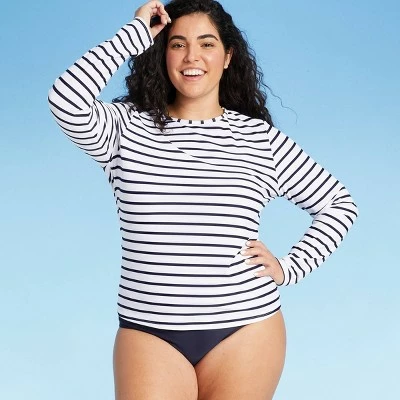 Women's Long Sleeve Crewneck Rash Guard - Kona Sol™ Blue 4 Women's Long Sleeve Crewneck Rash Guard - Kona Sol™ Blue - Image 2