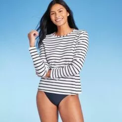 Women's Long Sleeve Crewneck Rash Guard - Kona Sol™ Blue 17 Women's Long Sleeve Crewneck Rash Guard - Kona Sol™ Blue -Swimsuits Popular Store unnamed file 9145