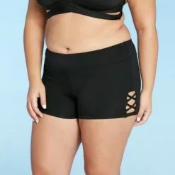 Women's X-Side Sport Swim Shorts - Kona Sol™ Black -Swimsuits Popular Store unnamed file 9207