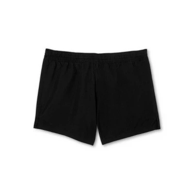 Women's Plus Size Board Swim Shorts - Kona Sol™ Black 6 Women's Plus Size Board Swim Shorts - Kona Sol™ Black - Image 4