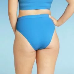 Juniors' Ribbed High Leg High Waist Bikini Bottom - Xhilaration™ Olive Green -Swimsuits Popular Store unnamed file 930