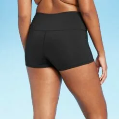 Women's High Waist High Coverage Swim Shorts - Kona Sol™ Gray -Swimsuits Popular Store unnamed file 9311